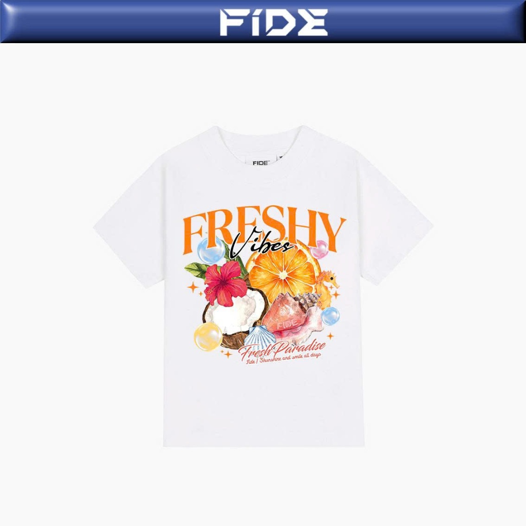 Babytee เสื้อคอกลมผ้าฝ้ายผู้หญิงฤดูร้อน FIDE BABYTEE 34