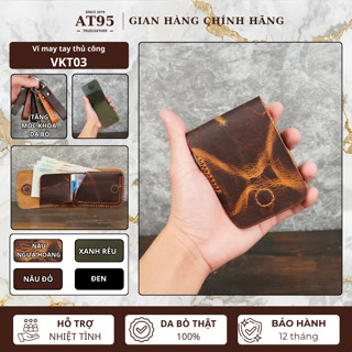 กระเป๋าสตางค์คลิปเงินขนาดเล็กขนาดกะทัดรัดทําจากหนังวัวแว็กซ์…