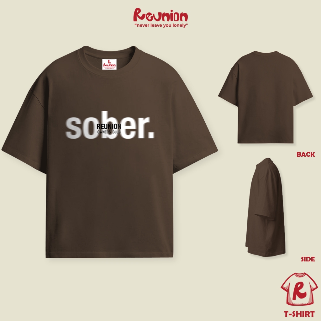 เสื้อยืด REUNION BROWN-SOBER