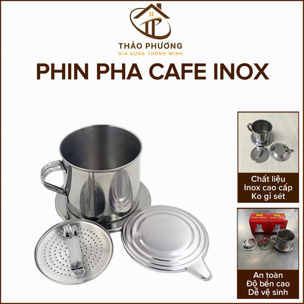 สแตนเลสกรองกาแฟกรองกาแฟเงากาแฟกรองเบอร์7ปาก6ซมสูง6ซม