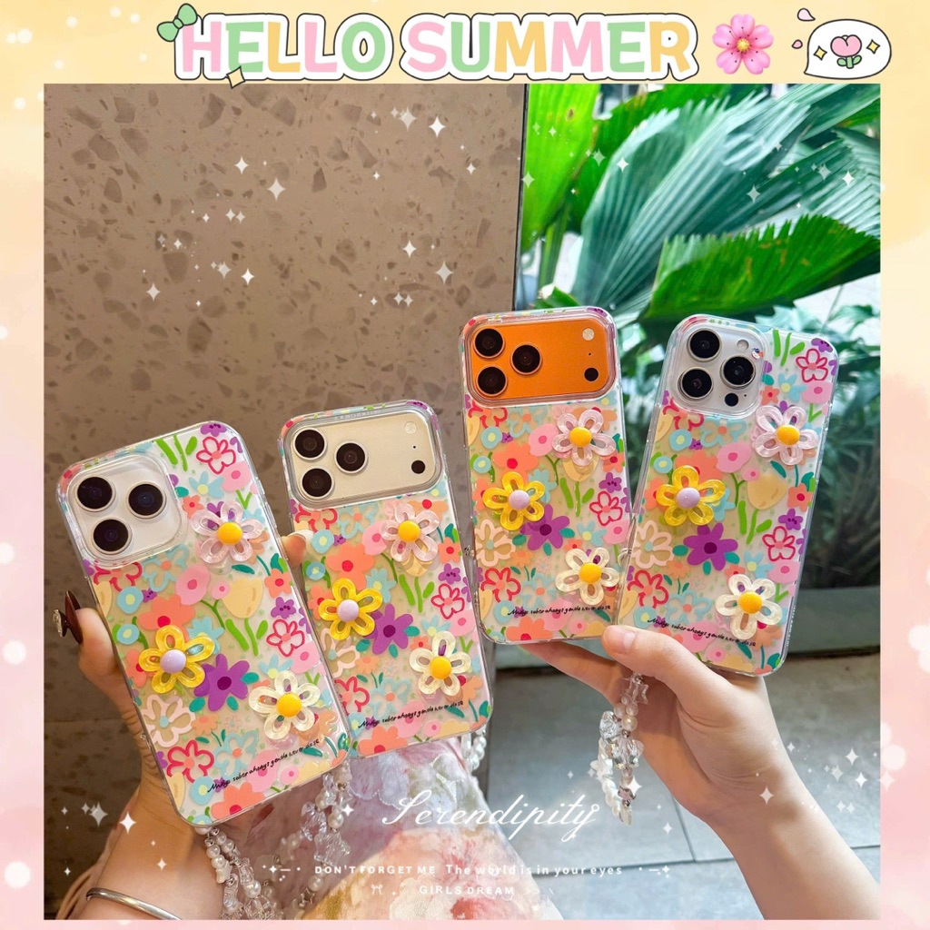 Flower Garden Charm Stone 3D Hot Summer Super Net Iphone Case | SUNNY Case
