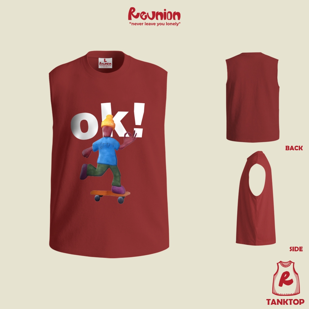 REUNION "OK" เสื้อกล้าม TT51