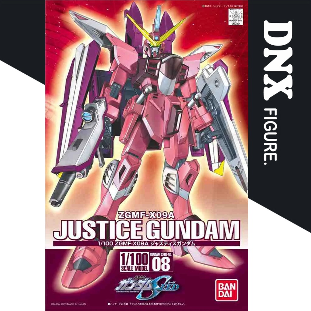 NG SEED 1/100 Assembly Model ZGMF-X09A Justice Gundam (ซีลใหม่)