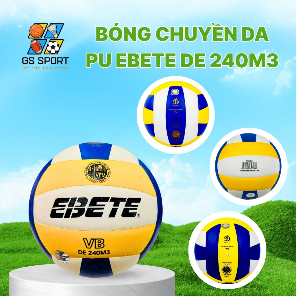 Ebete DE 240M3 วอลเลย์บอลหนัง PU