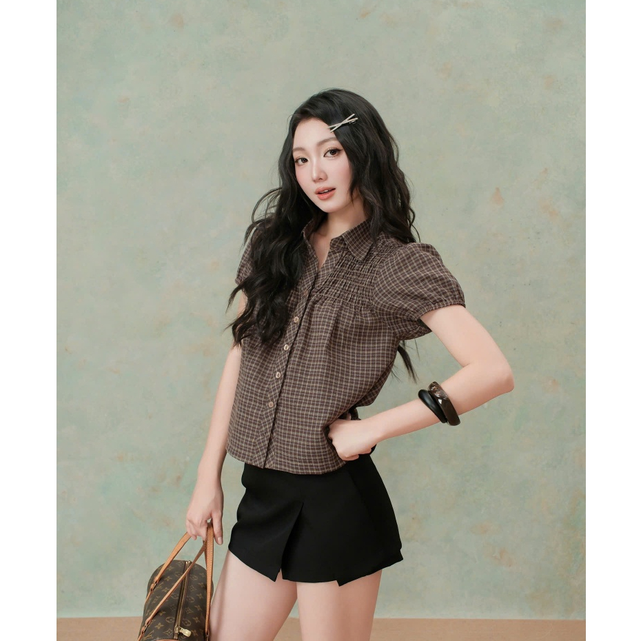 NOODLES - CARROT SHIRT WITH FULL SLEEVES - ELLY CARO TOP