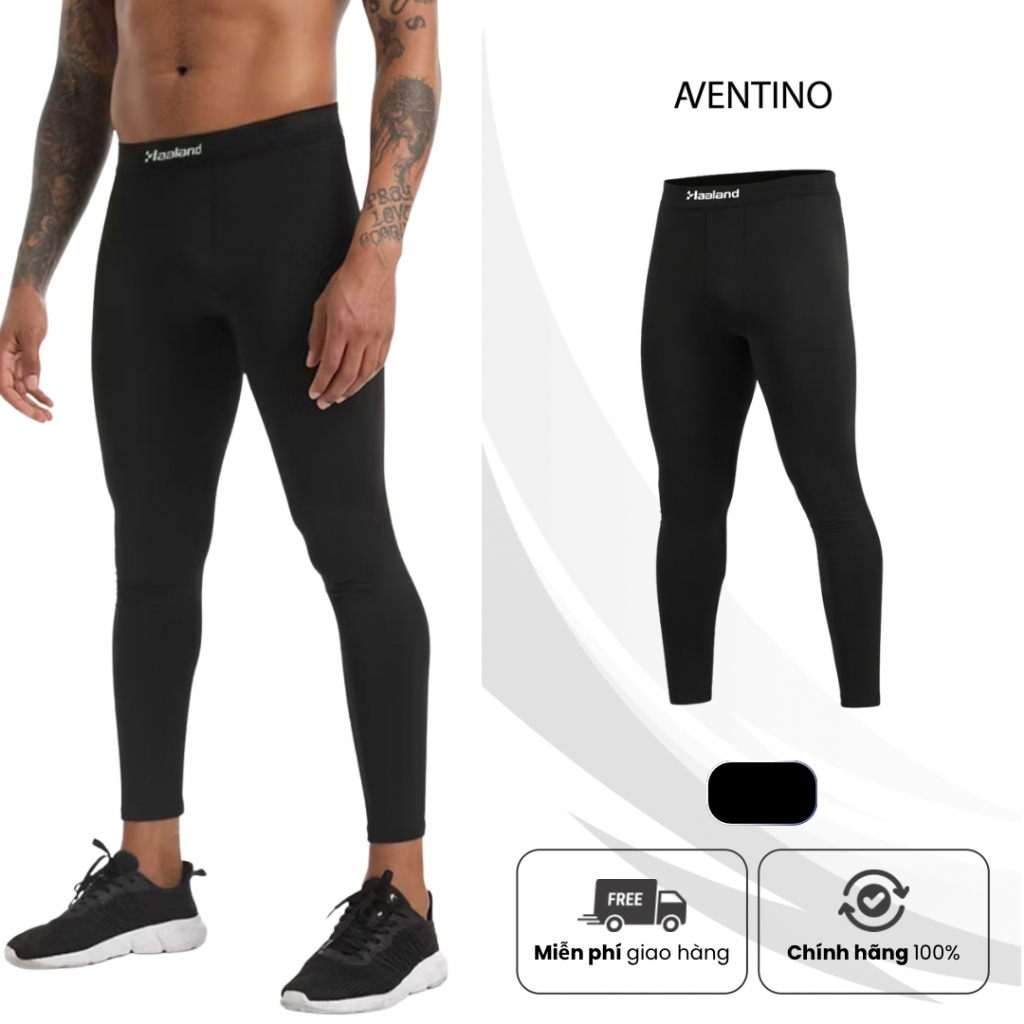 Aventino Q4 Mens Pro Fit Sports Running Thermal Pants