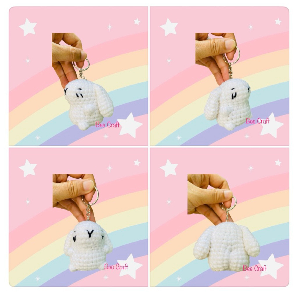 Big Peach Guppy Rabbit Capybara _ขนสัตว์ทํามือ