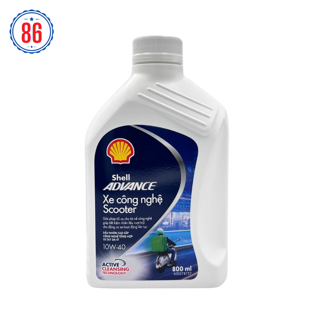 น้ํามันสังเคราะห์สําหรับ Shell tech Scooter 800ml
