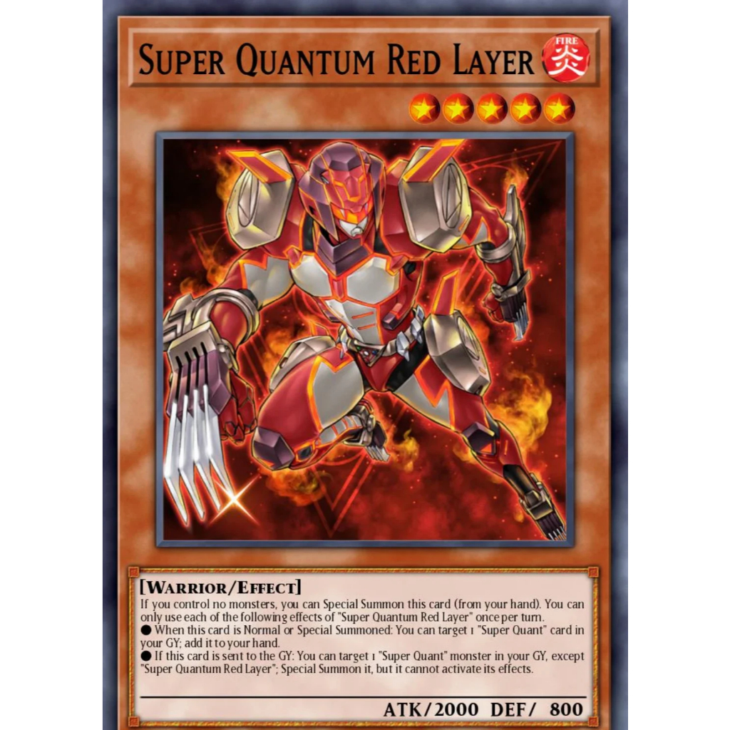 [KW2 Yugioh] [EN-UK] การ์ด RA05-EN008 Super Quantum Red Layer