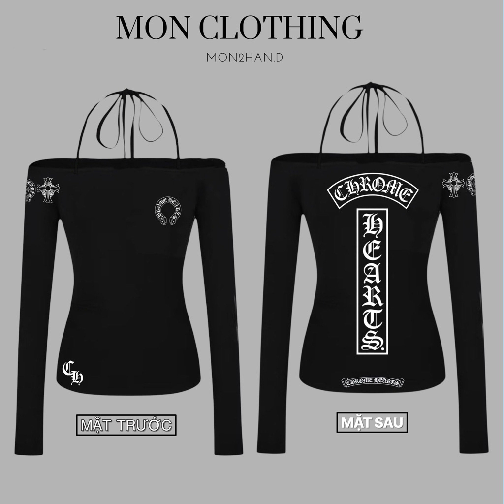 ONE SHOULDER LONG SLEEVES STYLE Y2K CHROME - BY MON CLOTHING