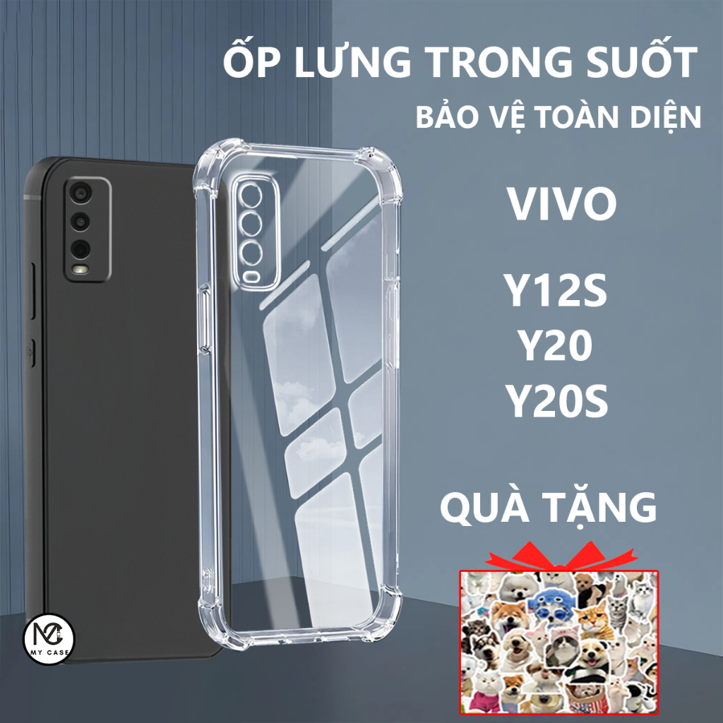 เคสกันกระแทก Vivo Y20 /Y20S/ Y12S โปร่งใส ซิลิโคน กันกล้อง-My Case