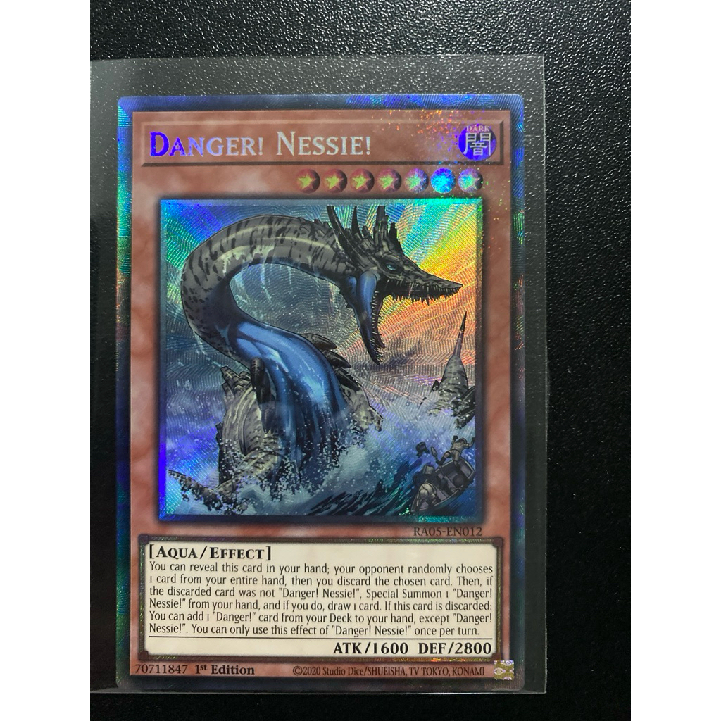 ⭐️เลือกความร่ํารวยของคุณ⭐️ อันตราย! เนสซี่! - TCG UK - RA05-EN012