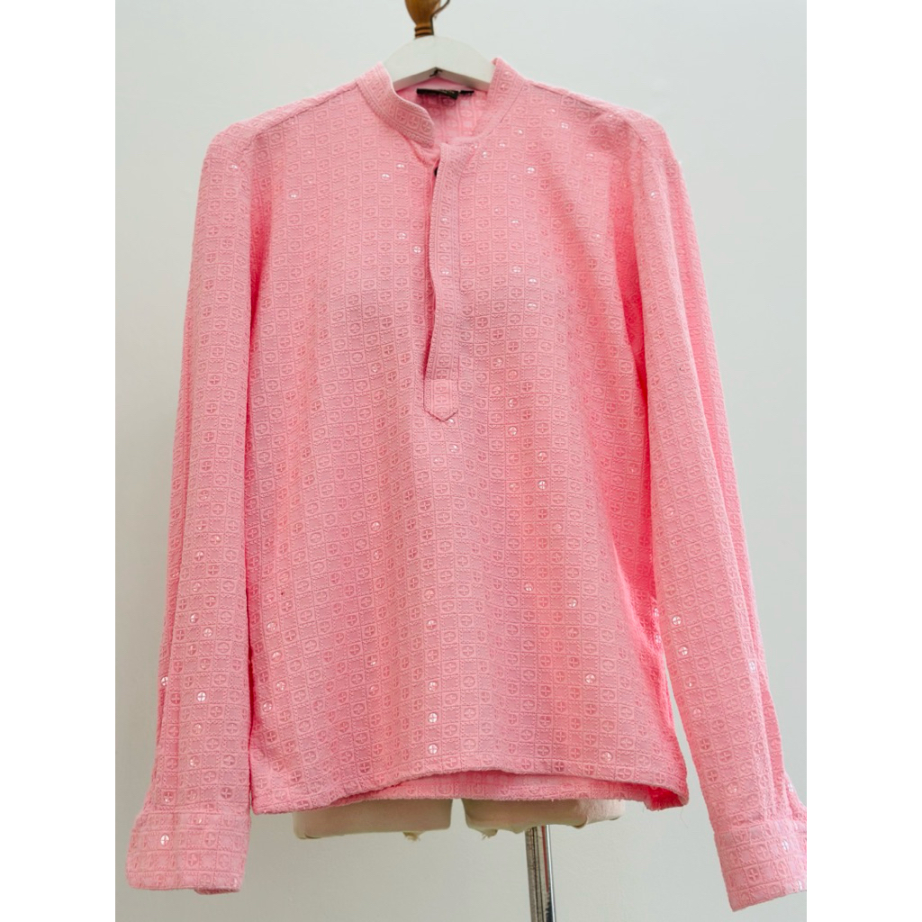 SA Cocomilan - เสื้อคอเต่าแขนยาวปักเลื่อมซ่อน Size M Si American Brand Apple plus 2hand