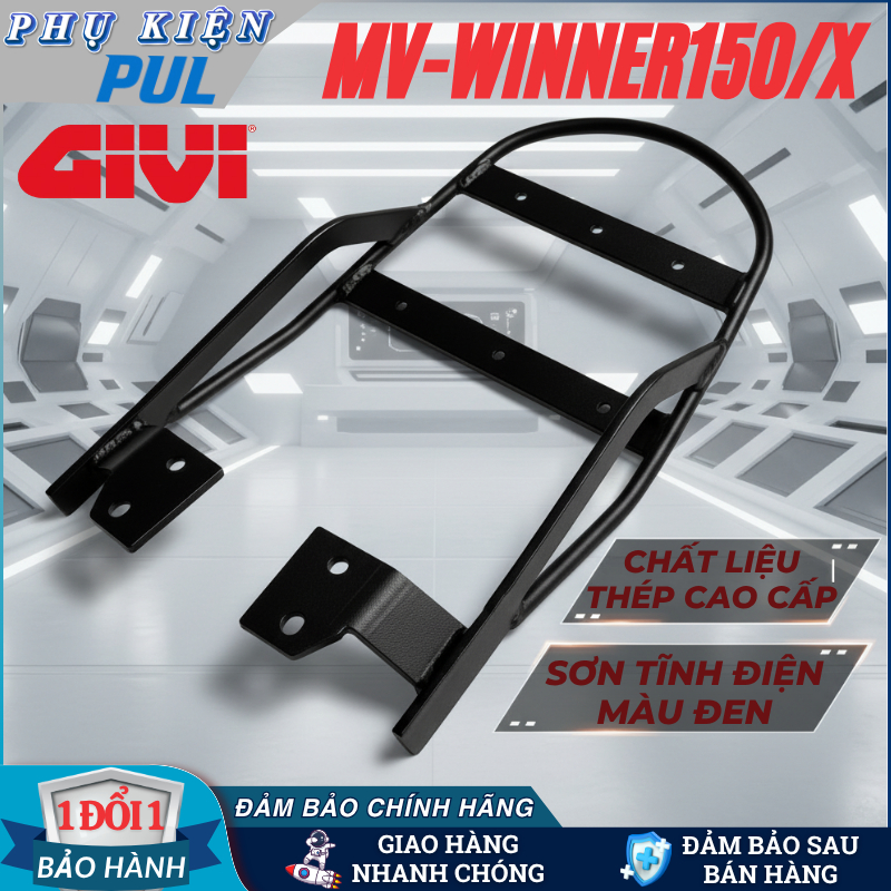 Givi MV Winner 150 / Winner X กระเป๋าหลัง - กันชนหลังสําหรับงานหนักคุณภาพสูง เฉพาะในการติดตั้งเคส Gi