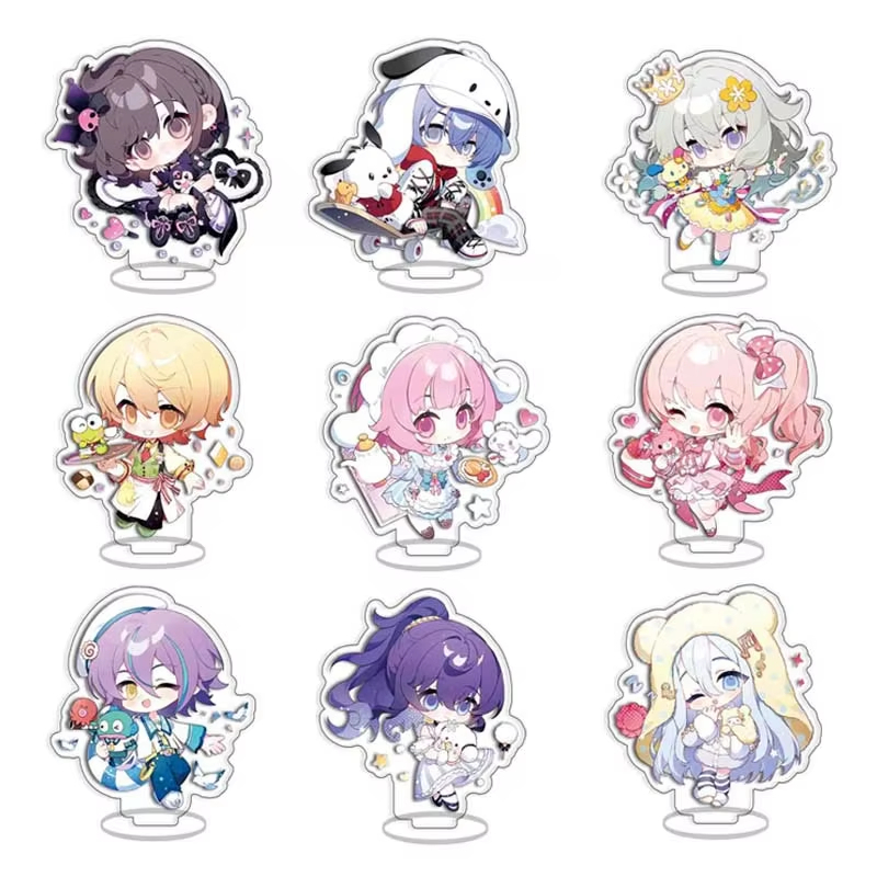โมเดลตัวละคร Standee Akiyama Mizuki จากอนิเมะ Pjsk Project Sekai ตกแต่งมุมศึกษาทําจากวัสดุอะคริลิคใส