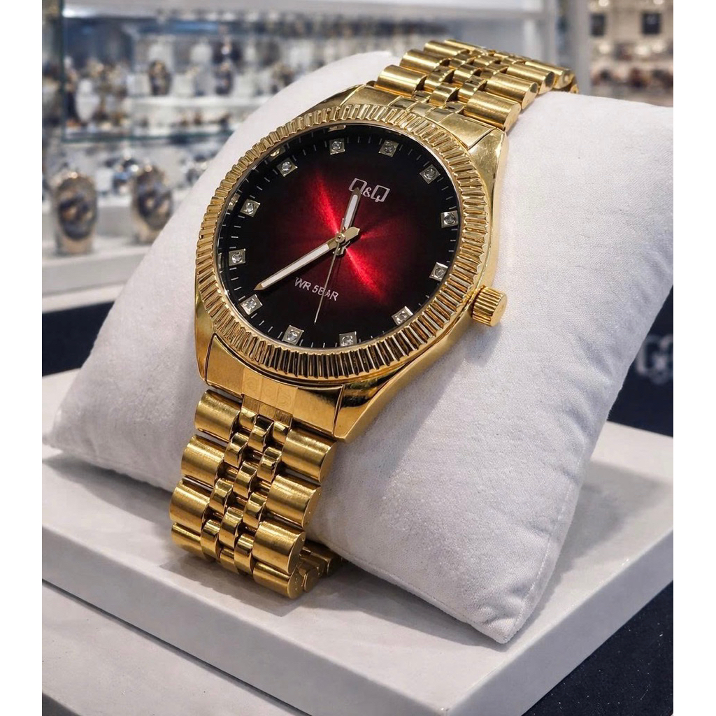 นาฬิกาข้อมือผู้ชาย Q&Q Citizen ของแท้ตามภาพ