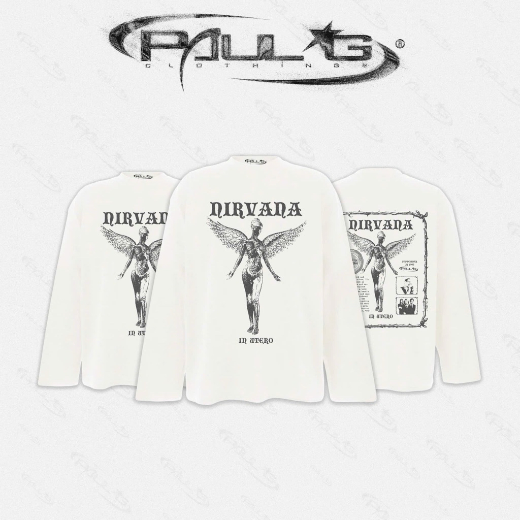 Nirvana PaulG DTF 1016 เสื้อยืดแขนยาว
