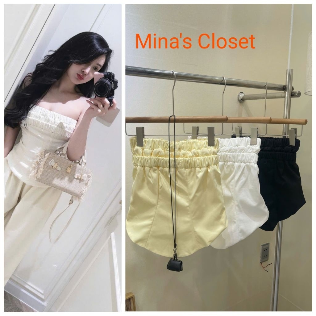 Minas Closet - เสื้อเกาะอกผู้หญิงแบบสั้น เหมาะสําหรับการเดินทางและไปทะเล