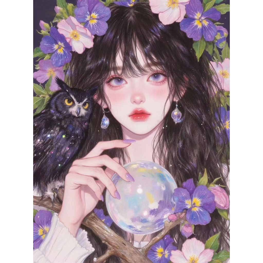 ภาพวาดปักใหม่ 75x100cm 9CT