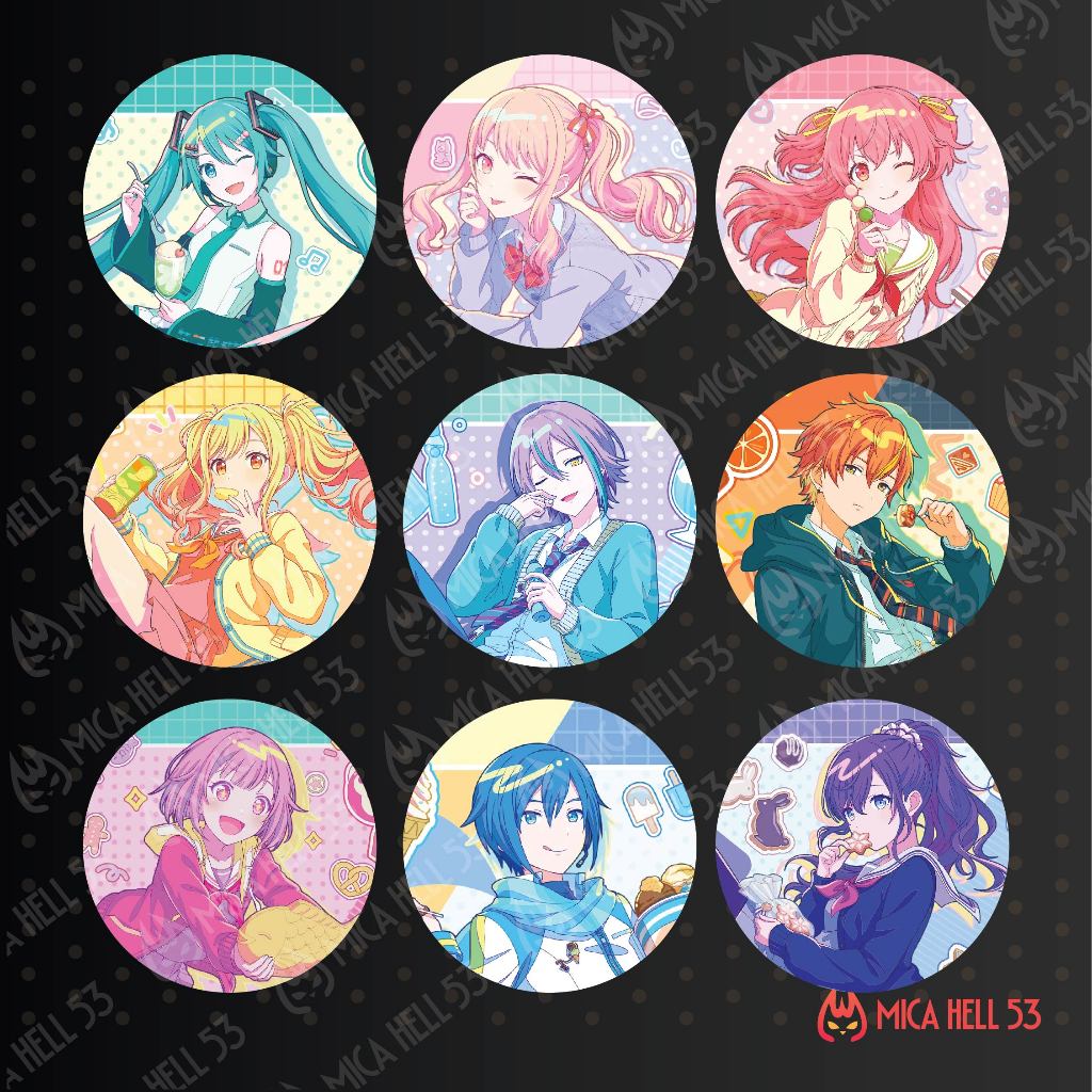 โครงการ SEIKAI Hatsune Miku Glitter Badge SEIKAI Hatsune Miku Badge HH172