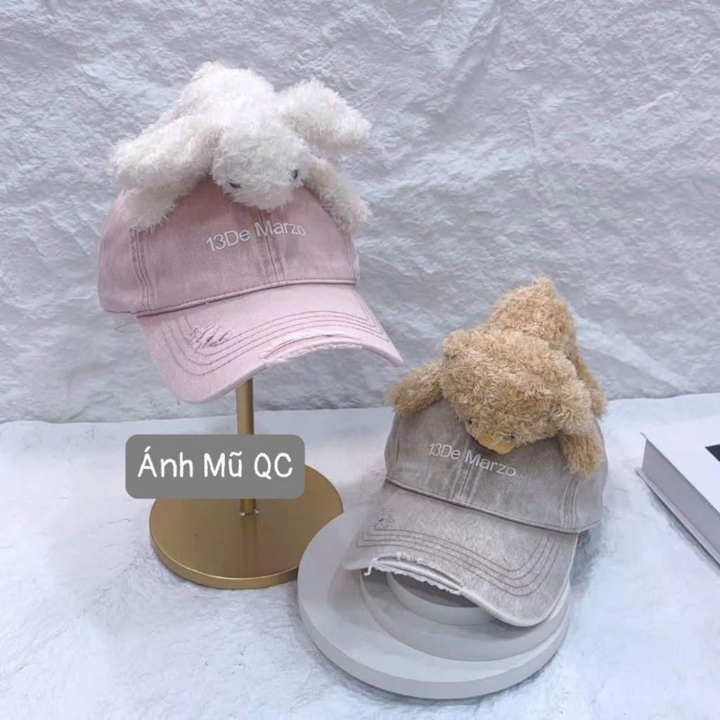 หมวกเบสบอลหมีและกระต่าย 13De marzo กอดด้านบนของผลิตภัณฑ์ QCCC
