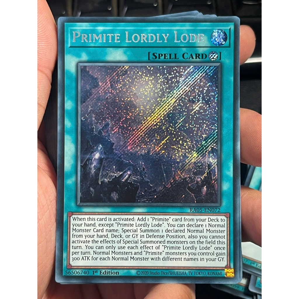 [KW2 Yugioh] [EN-UK] การ์ด RA05-EN072 Primite Lordly Lode
