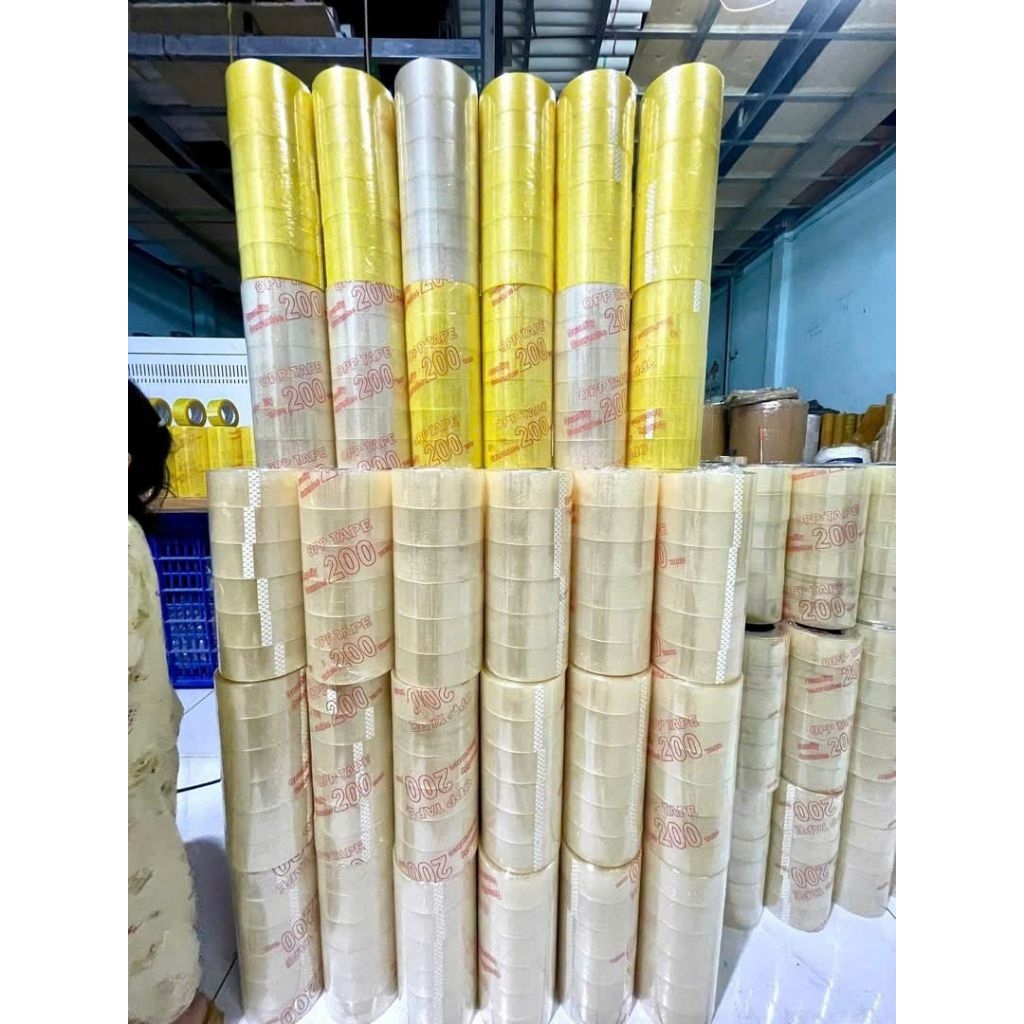 CLEAR - ODD ADHESIVE TAPE 200Yards 1.8Kg (6 ม้วน)