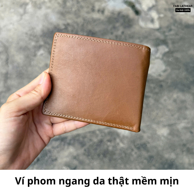[หนัง COW ของแท้ 100%] กระเป๋าสตางค์ผู้ชาย LUXURY COW LEATHER VD29