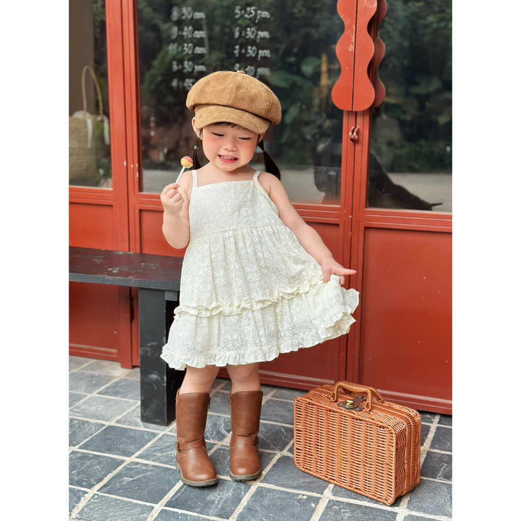 Babydoll สาวฤดูร้อน Frilly ชุดสองชิ้น Obebi 8-22KG V68