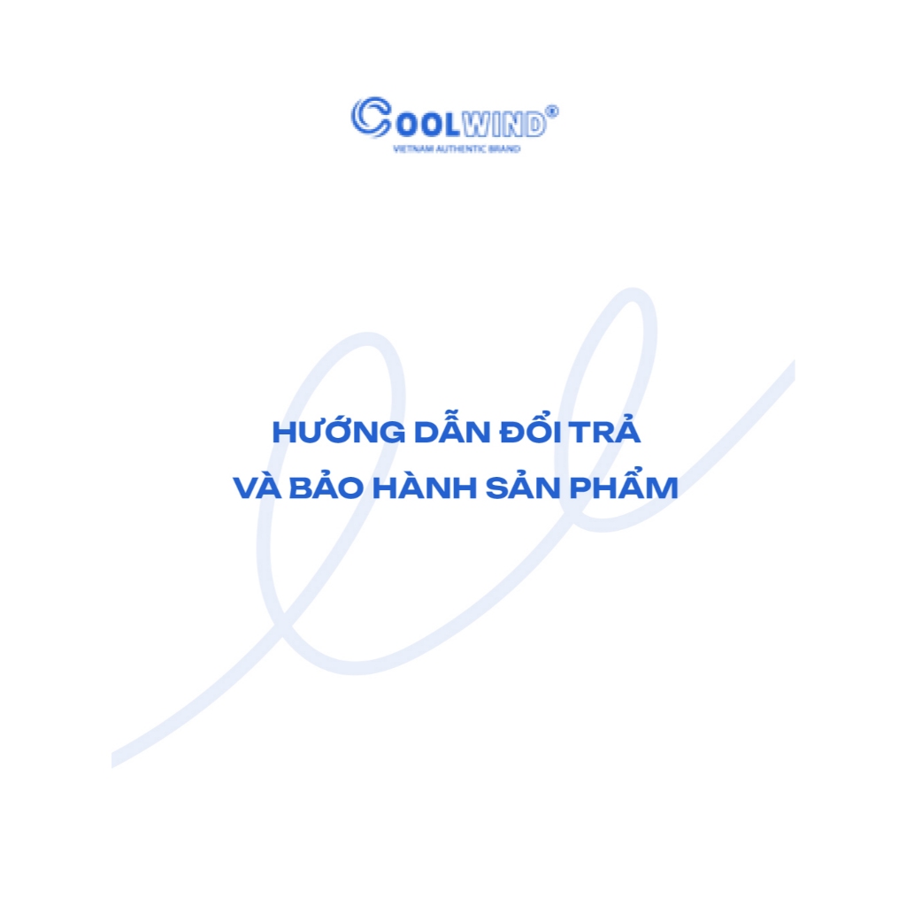 COOLWIND VIETNAM แบรนด์แท้ FASHION - การ์ดคําแนะนํา COOLWIND