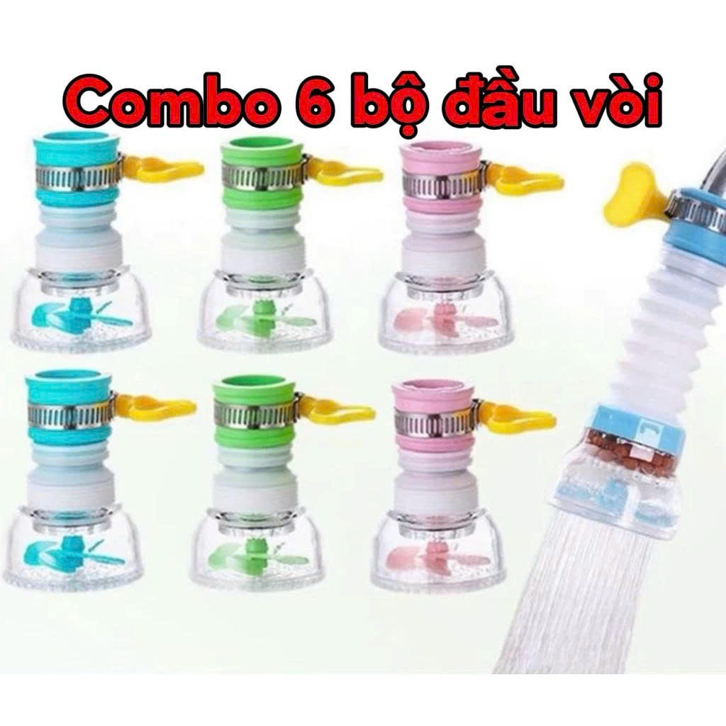 COMBO 6 360 DEGREE ROTATION PRESSURE DISHWASHING เครื่องกรองน้ํา FAUCETS, ต่อต้าน-น้ํายิงด้วยตัวกรอง