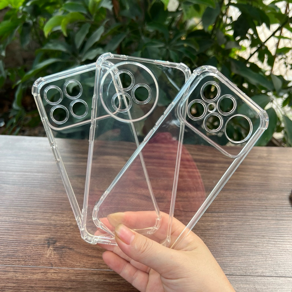 เคสซิลิโคนยืดหยุ่นสําหรับ Xiaomi K80 Ultra 5G/ K90 5G/ K90 Promax 5G โปร่งใสและกันกระแทก 4 มุม