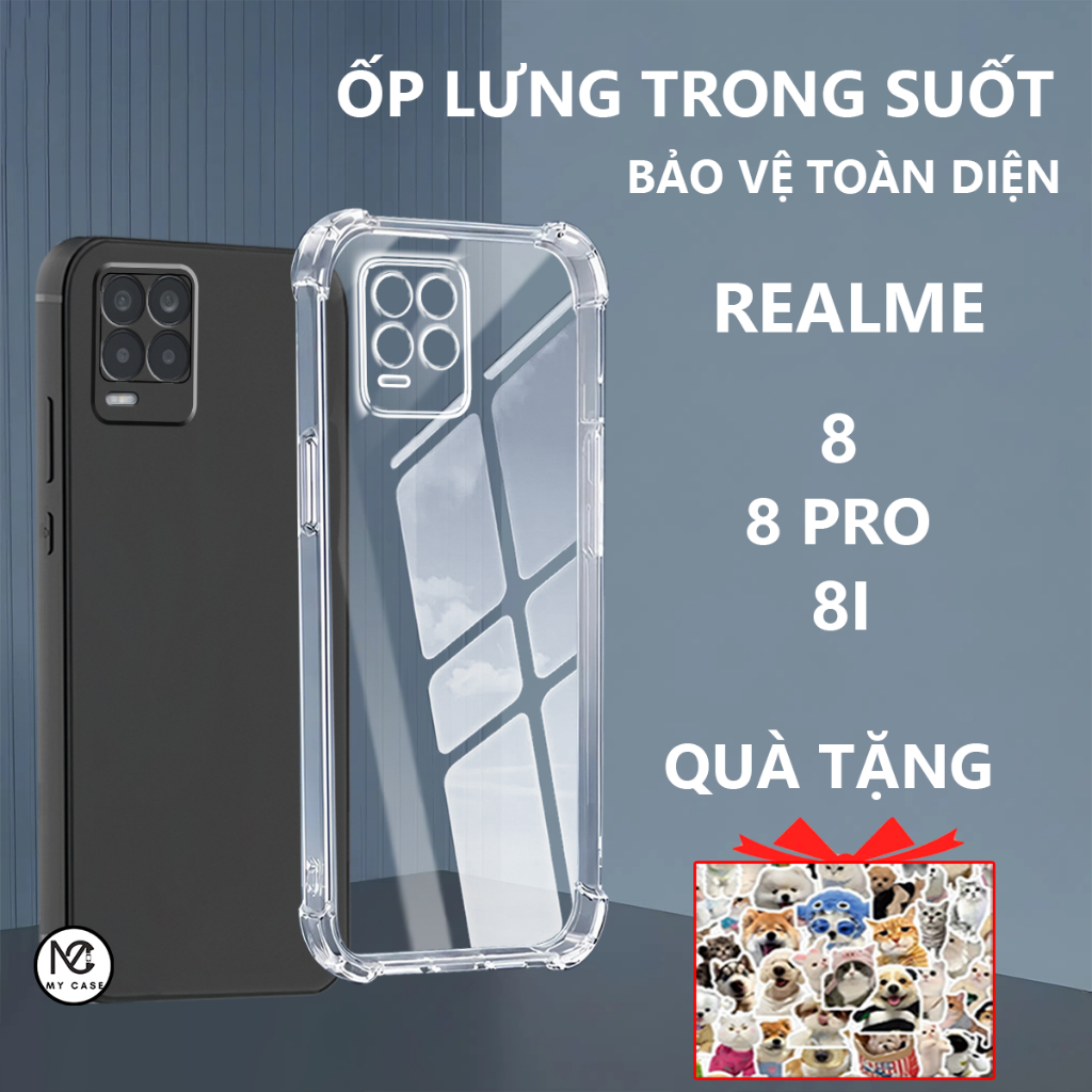 เคสกันกระแทก Realme 8/ 8 Pro/ 8i โปร่งใส ซิลิโคน กันกล้อง - My Case
