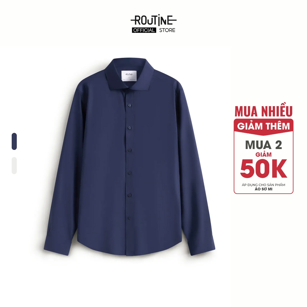 [HOT] เสื้อเชิ้ตแขนยาวผู้ชาย Modal Easy Care Form Fit - Routine 10S26SHL057