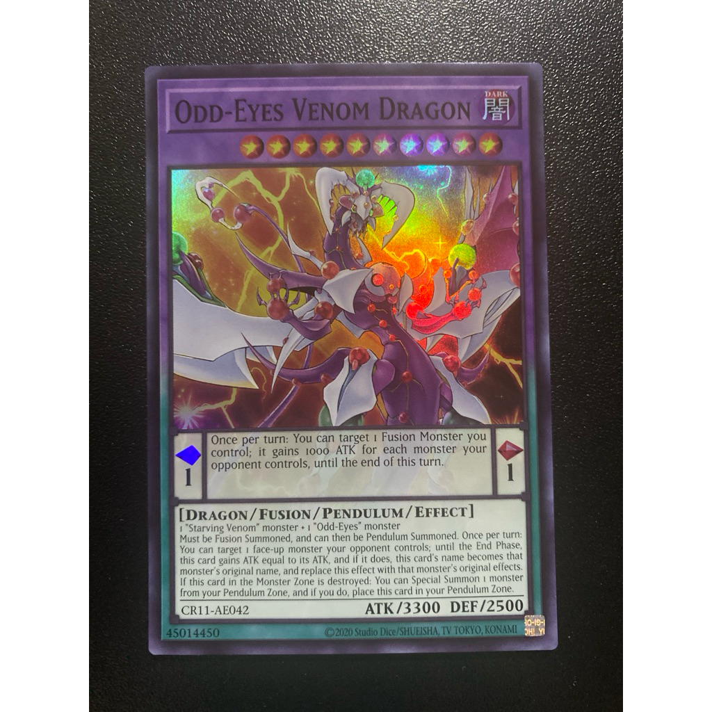 Odd-Eyes Venom Dragon - Super AE - CR11-AE042