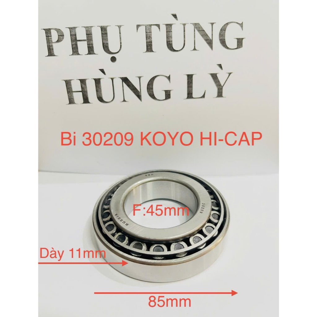 Ball 30209 KOYO HI-CAP เครื่องจักรกลความแม่นยํา ลดแรงเสียดทาน จํากัดความร้อนและรอยถลอก - อะไหล่ Hung