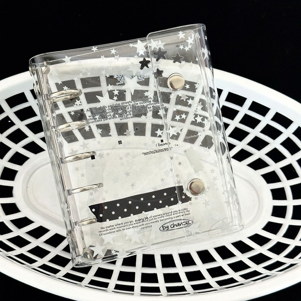 Binder M5 PVC Transparent Star Photo Storage - Binder M5 Notebook