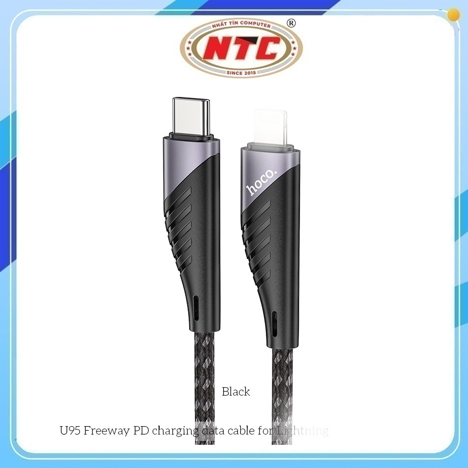 Hoco U95 TypeC to LaiNing PD 20W สายชาร์จเร็ว วิทยุ 1.2 ม. - รองรับการส่งข้อมูล