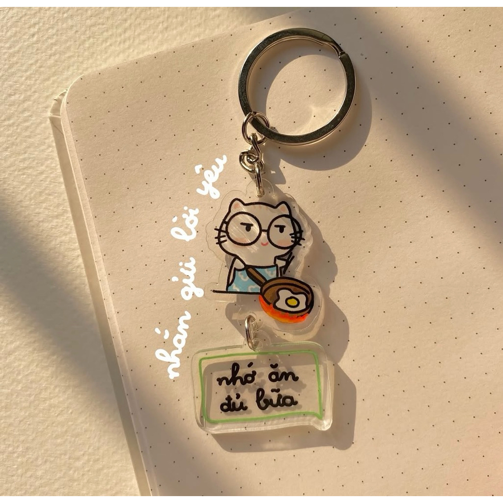 SUFFICIENT EATING MEMORY KEYCHAIN