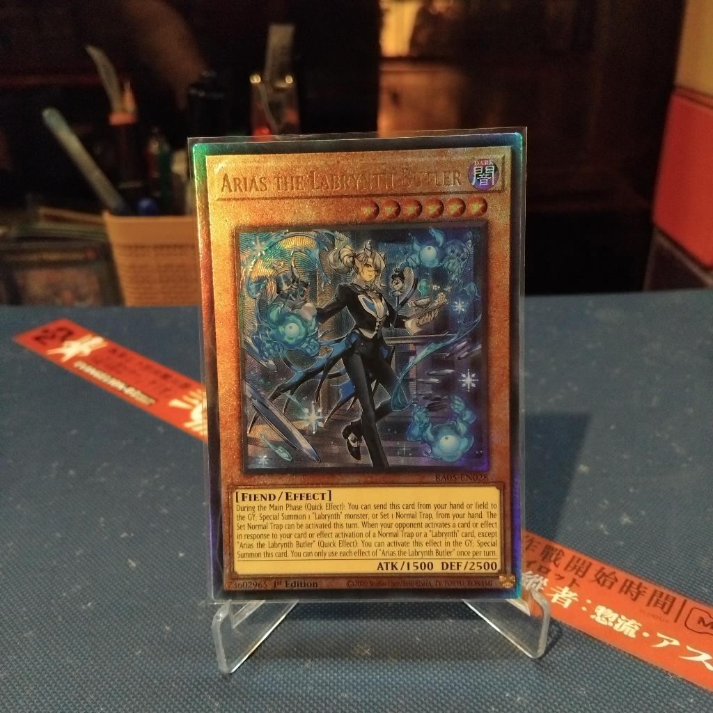 [ การ์ด Yugioh ของแท้ ] RA05-EN028 Arias The Labrynth Butler