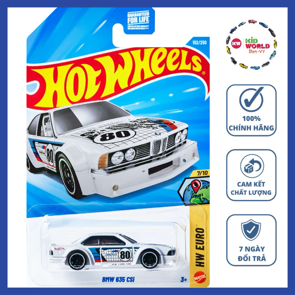Hot Wheels basic BMW 635 CSi JJK00 รถโมเดล