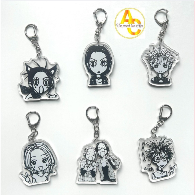 พวงกุญแจสองด้าน NANA, Nana Osaki, Nobuo Terashima, Nana Komatsu, Takumi Ichinose, Ren Honjo,