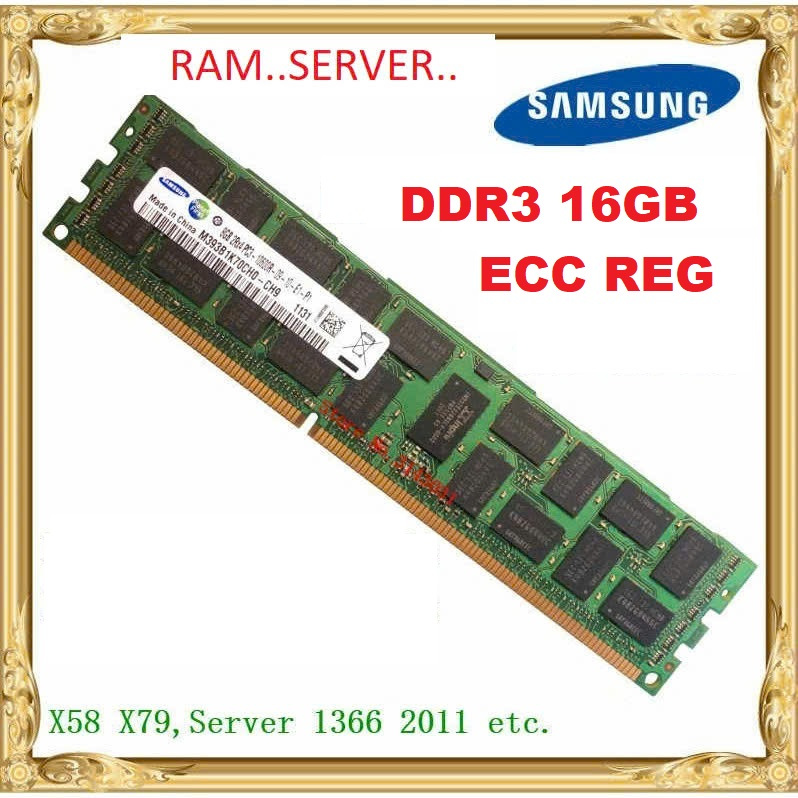 Ram Server Samsung DDR3 16GB / 32gb ECC REG Buss 1866 / 1600 / 1333 / 1066 ...(rdimm)....