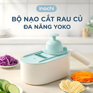 Bộ Nạo Cắt Rau Củ Inochi: Đa Năng, Tiện Lợi, Cao Cấp - Biến Hóa Món Ăn (6 Lưỡi Dao)