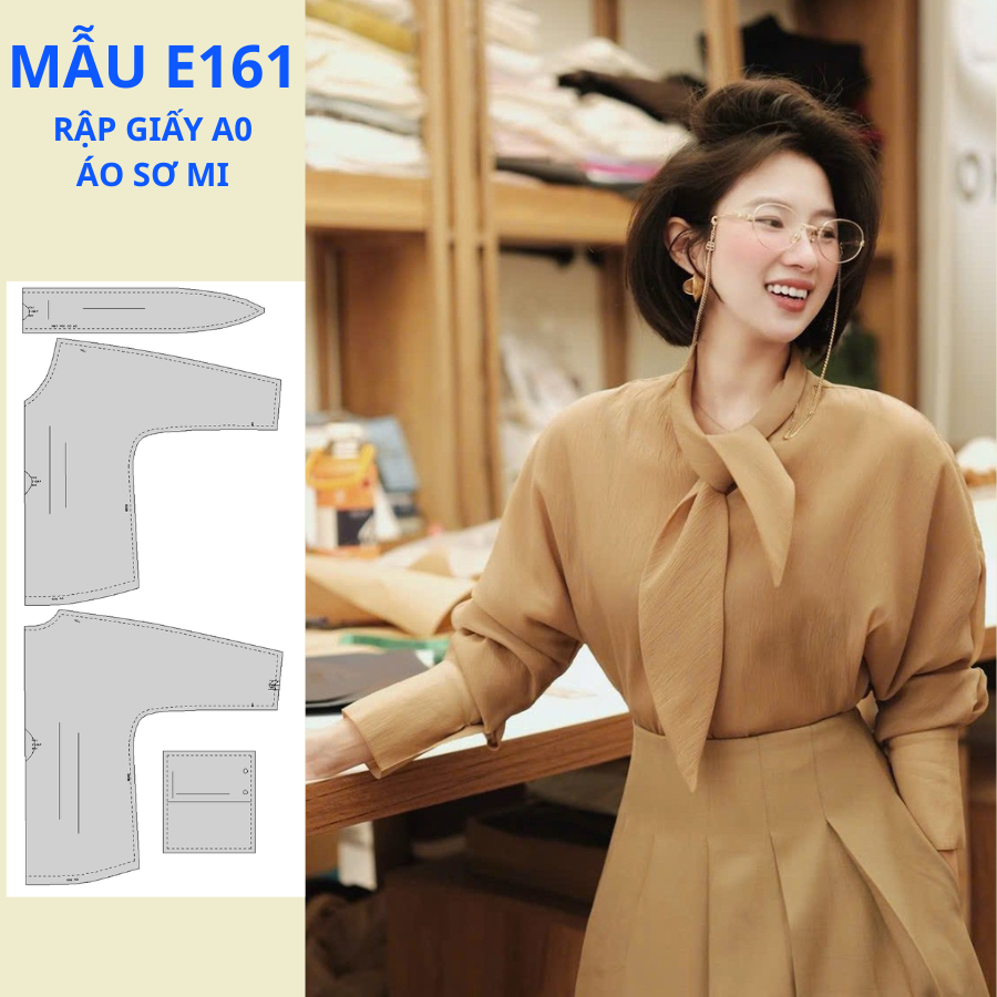 แผ่นกระดาษ A0 สําหรับ SEWINGERS - ชุดไหล่ -E161