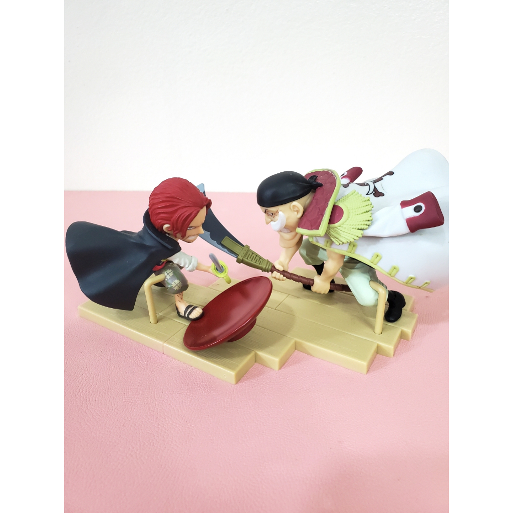 [ ของแท้ BANDAI ] Edward Newgate vs Shanks - Banpresto One Piece World Collectable Figure Log Storie