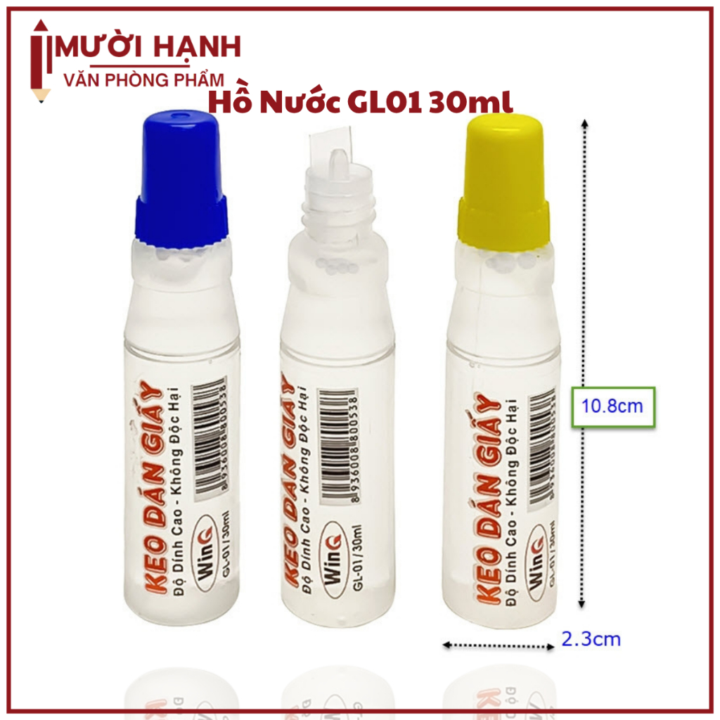 [GL01] กาวกระดาษ / กาวน้ํา / กาวน้ํา / กาวน้ํา / กาว 30ml Win Q / WinQ GL 01 / GL-01 - สินค้าของแท้