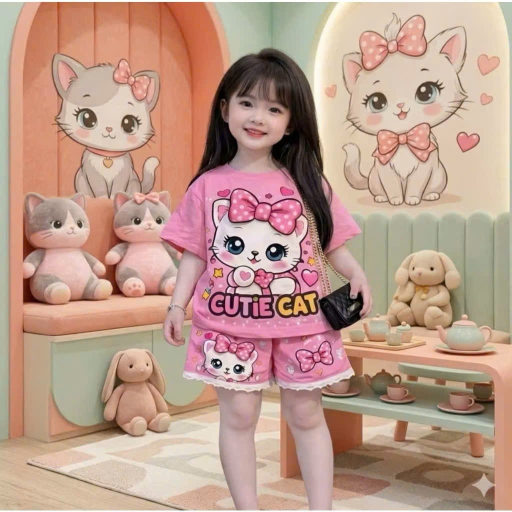 ชุดแขนกุดกางเกงขาสั้นลูกไม้สําหรับสาวไซส์ 14-42 กิโลกรัม ราคา ถูกที่สุด ดีลบีเคเค แกลเลอรีภาพที่ 2