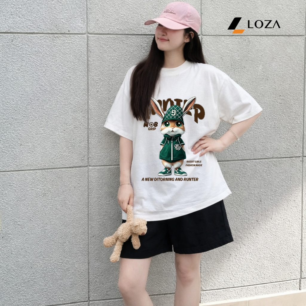 เสื้อยืด Unisex สําหรับผู้ชายและผู้หญิงพิมพ์ลาย ONLY YOU ผ้าคอตตอน 100% LOZA UX30 - US8537