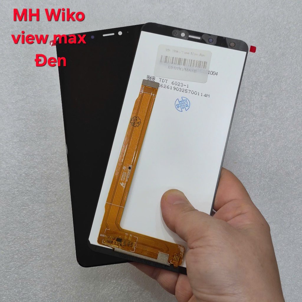 Wiko view max จอสีดํา